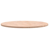 Table Top 90x2.5 cm Round Solid Wood Beech 355919