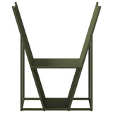 Firewood Rack Olive Green 69.5x35x81 cm Cold-rolled steel 864180
