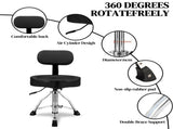 Drum Throne with Backrest, Hydraulic Drum Stool Adjustable Height, Heavy Duty Hydraulic Drum Seat 18687702