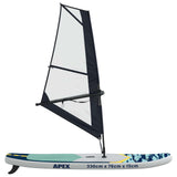 Inflatable SUP Board with Sail APEX 330 x 76 x 15 cm Blue for 42039140
