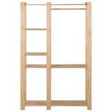 Clothes Rack 110x38x170 cm Solid Pinewood 327324
