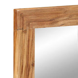 Bathroom Mirror Wall-mounted with Mirror Brown 70 x 50 x 2.5 cm 4017787