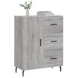 Sideboard Grey Sonoma 69.5x34x90 cm Engineered Wood 827938