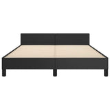 Bed Frame without Mattress Black 180x200cm Super King Faux Leather 349900