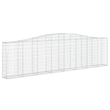 Arched Gabion Baskets 25 pcs 400x30x100/120 cm Galvanised Iron 3145837