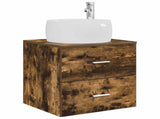 Bathroom Furniture Set 5 pcs Smoked Oak 3407051