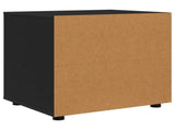 Storage Cabinet 60 x 48 x 57 cm Engineered Wood Black 888828