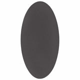 Area Rugs Oval HUARTE Anthracite 100 x 200 cm 100% Polyester 4103608