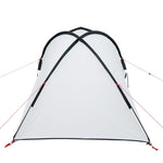 ZNTS Camping Tent Dome 2-Person White Blackout Fabric Waterproof 94342