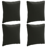 4-Piece Back Cushions PUTTEN 4 pcs 100% Polyester Black 945138