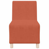 Modular Sofa Unit Armless 2 pcs Orange 55 x 74 x 82 cm 3399782