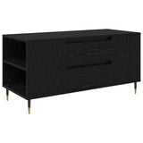 Coffee Table Black Oak 102 x 44.5 x 50 cm Engineered Wood 882680