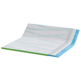 Mattress Topper White and Green 200 x 200 x 6 cm Jaquard Fabric 4106153