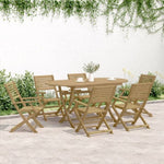 ZNTS 7 Piece Garden Dining Set Solid Wood Acacia 3295003