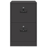 File Cabinet Black 45.5 x 42 x 74.5 cm Cold-Rolled Steel 891610
