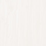 Bed Headboard White 205.5x4x100 cm Solid Pine Wood 817961