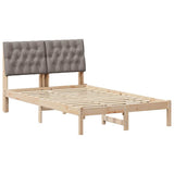 Bed Frame with Upholstered Headboard Brown 120 x 200 cm 878822