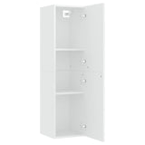 TV Cabinet White 30.5x30x110 cm Engineered Wood 803362