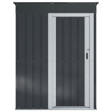 Garden Sheds Anthracite 137 x 81 x 180 cm Metal 42011291