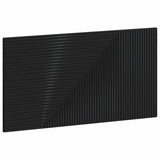 Wall-Mounted Headboard HAARLEM Black Engineered Wood 896976