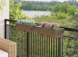 Railing 2 pcs 50 x 17 x 17 cm Metal 42026967