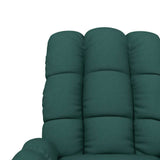 Recliner Chair Dark Green Fabric 289802