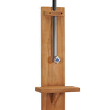 Garden Shower 75x75x210 cm Solid Teak Wood 312276