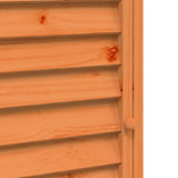 Garden Shed with Roof Brown 59 x 56 x 113.5 cm Solid Fir Wood 42033455