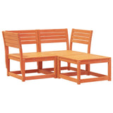 Garden Sofa Set Wax brown Solid pine wood 67 x 67 x 78 cm Modular 3216987