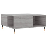 Coffee Table Grey Sonoma 80x80x36.5 cm Engineered Wood 830778