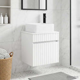 Wall-mounted Sink Vanity White 49 x 41 x 63 cm Engineered Wood 890562
