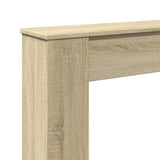Fireplace Surround Sonoma Oak 100x20x100 cm Engineered Wood 854573