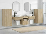 Bathroom Furniture Set 5 pcs Sonoma Oak 33 x 34.5 x 100 cm 3405965