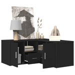 Corner Cabinet Black 160x40x45 cm Engineered Wood 3307820