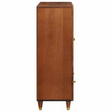 High Board Brown 60 x 33.5 x 100 cm Solid Mango Wood 4018910