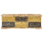 ZNTS Coffee Table 100x50x35 cm Solid Mango Wood 247881