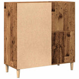 Record Cabinet Old Wood 84.5x38x89 cm Engineered Wood 857171