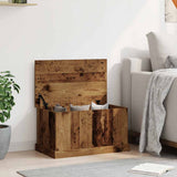 Storage Box Old Wood 70x40x38 cm Engineered Wood 857161