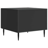 Coffee Table with Drawer Black 49 x 50 x 40 cm Engineered Wood 894966