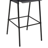 Bar Chairs 4 pcs Black Solid Plywood Steel 3054566