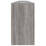 Sideboard with LED Lights Grey Sonoma 283x37x67 cm 3209028