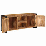 TV Cabinet Brown 120 x 30 x 50 cm Solid rough mango wood 4104751