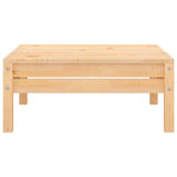Garden Footstool Solid Pinewood 806577