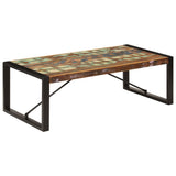 Coffee Table Multicolour Solid Reclaimed Wood 120 cm long Durable 247425