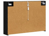 Bathroom Mirror Cabinet Black Oak 73.5 x 15.5 x 70 cm 889256