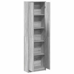 Wardrobe with Door Grey sonoma 55 x 25 x 189 cm Engineered wood 3334013