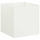 Garden Planter White 45 x 45 x 45 cm Cold-rolled Steel 8004968