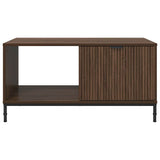 Coffee Table Brown Oak 90 x 49 x 46 cm Engineered Wood 883451