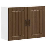 Kitchen Wall Cabinet Lucca Brown Oak Engineered Wood 853834