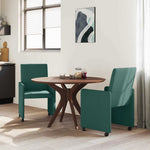 Dining Chairs 2 pcs Dark green 57 x 66 x 94 cm Fabric 42017812